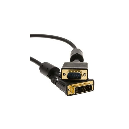 Cable Wholesale DVI-A to VGA Cable (Analog), Black, DVI-A Male to HD15 Male, 1 meter (3.24 foot) 10V4-05301BK
